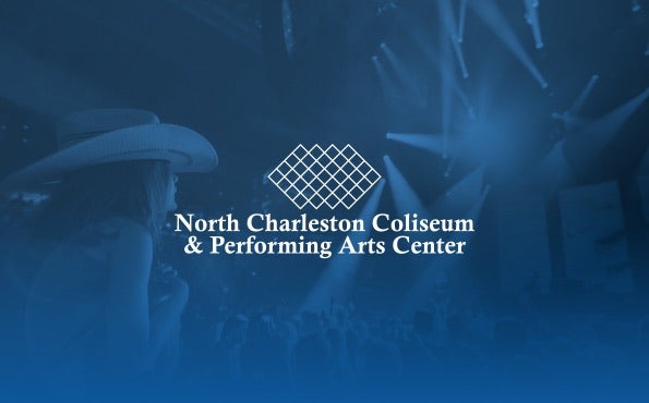 The iconic North Charleston Coliseum & Performing Arts Center, a hub for diverse upcoming shows.