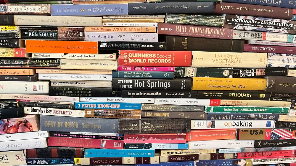 Local businesses supporting the outdoor library initiative.