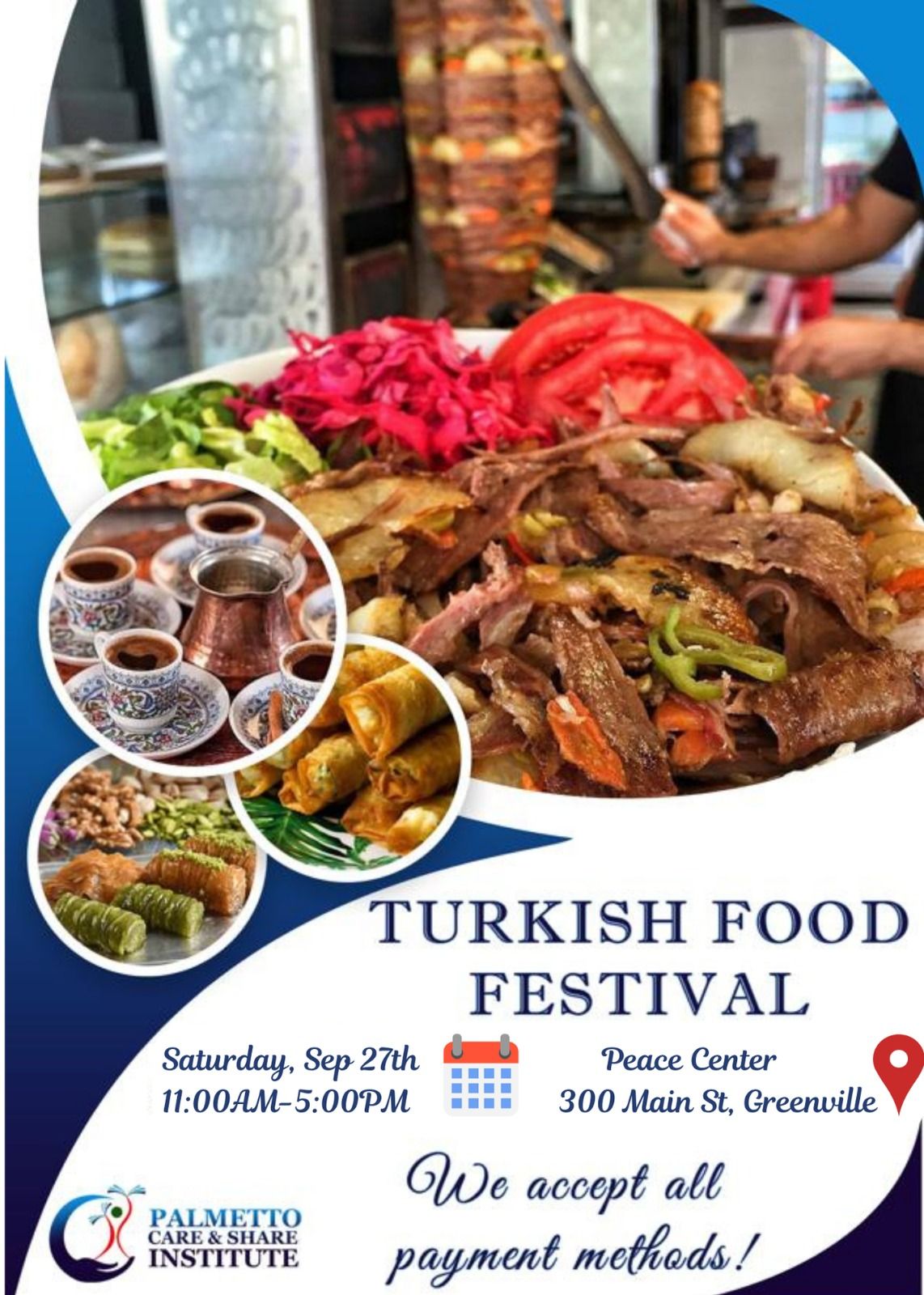 Join us at the Turkish Food Festival for a day of delicious treats and cultural experiences on September 27, 2025.